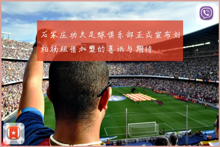 石家庄功夫足球俱乐部正式宣布刘柏杨租借加盟的喜讯与期待